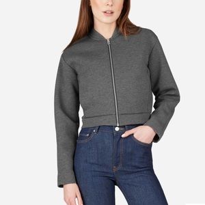 Everlane - Street Fleece Cropped Bomber - Medium